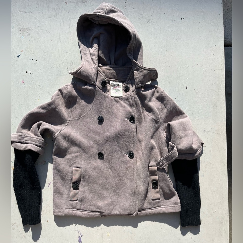 Women's Triple Five Soul Jacket Multicolor Double Breast‎ M Y2K Hip Hop Street